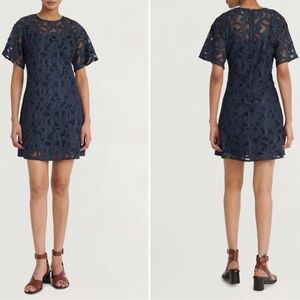 ❤️Nordstrom Luxely‎ Mesh Cutout Minidress Size 4 NWT